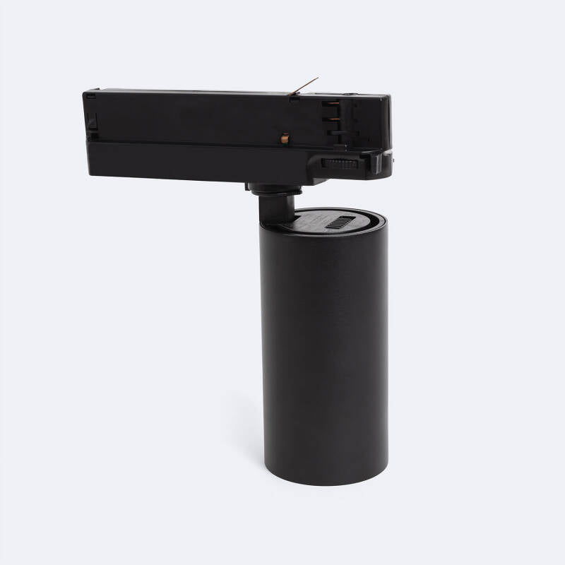 Foco Calha LED Trifásico 20W Fasano Regulável Preto
