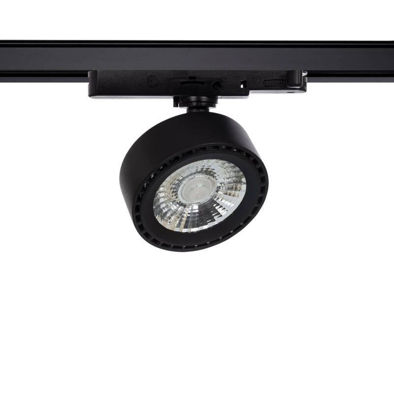 Foco Calha LED Trifásico 20W Onuba CCT Seleccionável Preto Não Flicker