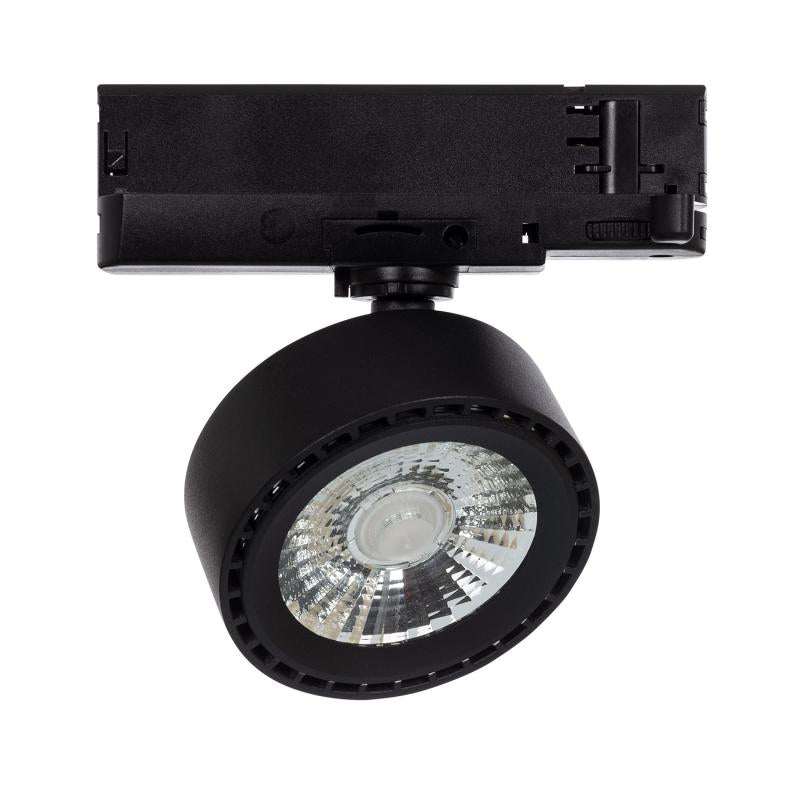 Foco Calha LED Trifásico 20W Onuba CCT Seleccionável Preto Não Flicker