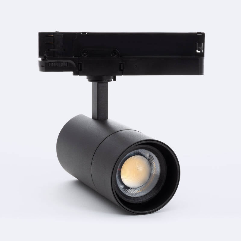 Foco Calha LED Trifásico de 20 W, Wild CCT Selecionável, Ângulo Variável de 24 a 60°, Regulável de 0 a 10 V