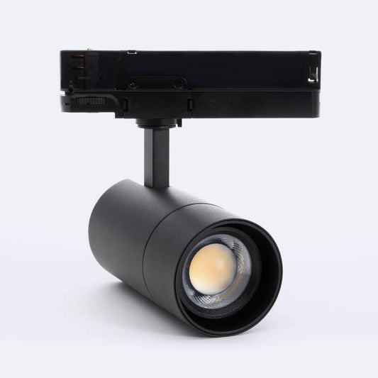 Foco Calha LED Trifásico de 20 W, Wild CCT Selecionável, Ângulo Variável de 24 a 60°, Regulável de 0 a 10 V
