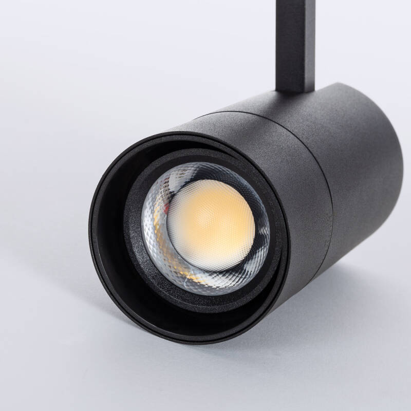 Foco Calha LED Trifásico de 20 W, Wild CCT Selecionável, Ângulo Variável de 24 a 60°, Regulável de 0 a 10 V