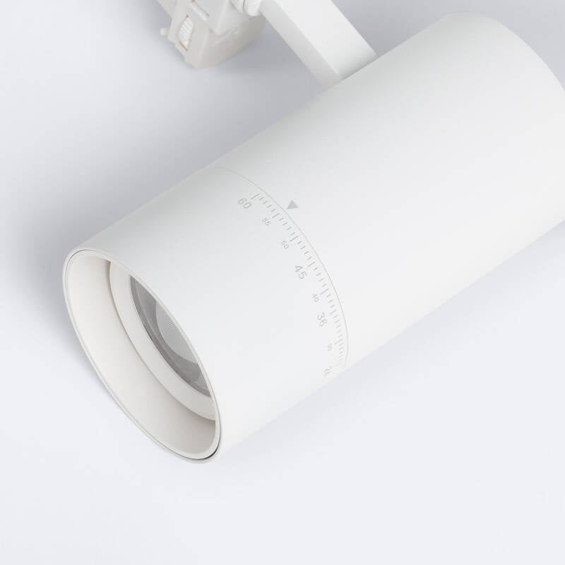 Foco Calha LED Trifásico 20W Wild CCT Seleccionável Regulável Multiângulo 24-60º