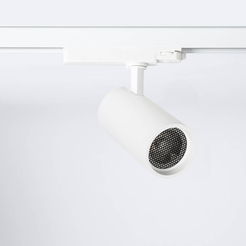 Foco Calha LED Trifásico 30W Fasano Anti-reflexos Regulável Branco