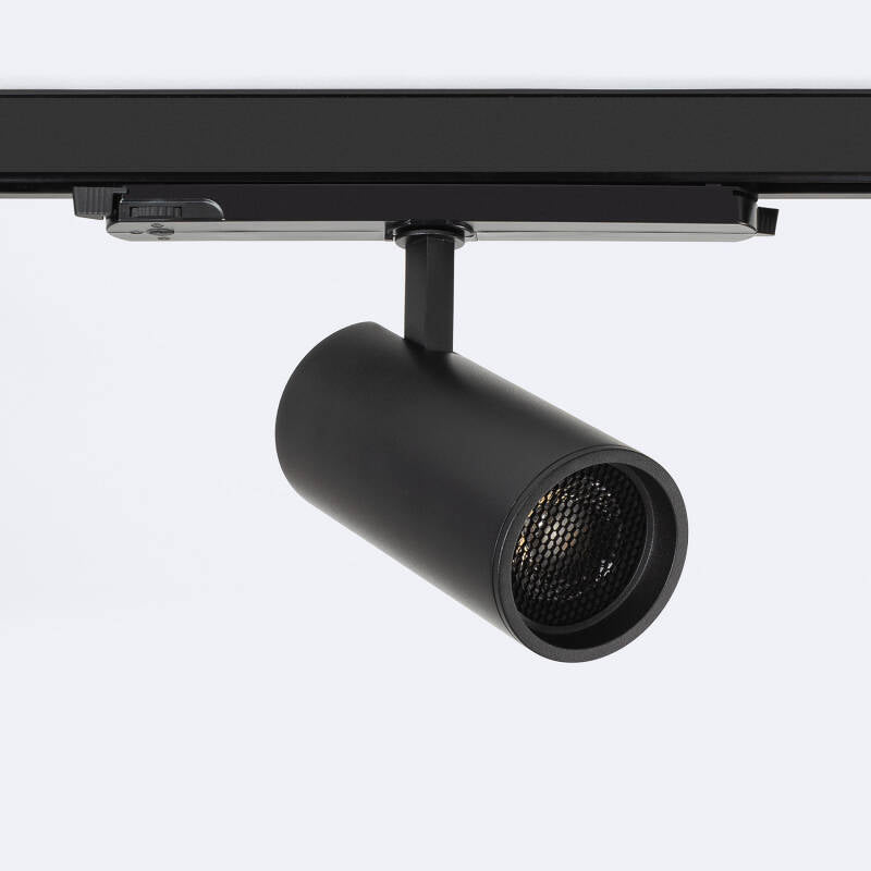 Foco Calha LED Trifásico 30W Fasano Anti-reflexos Regulável DALI Preto