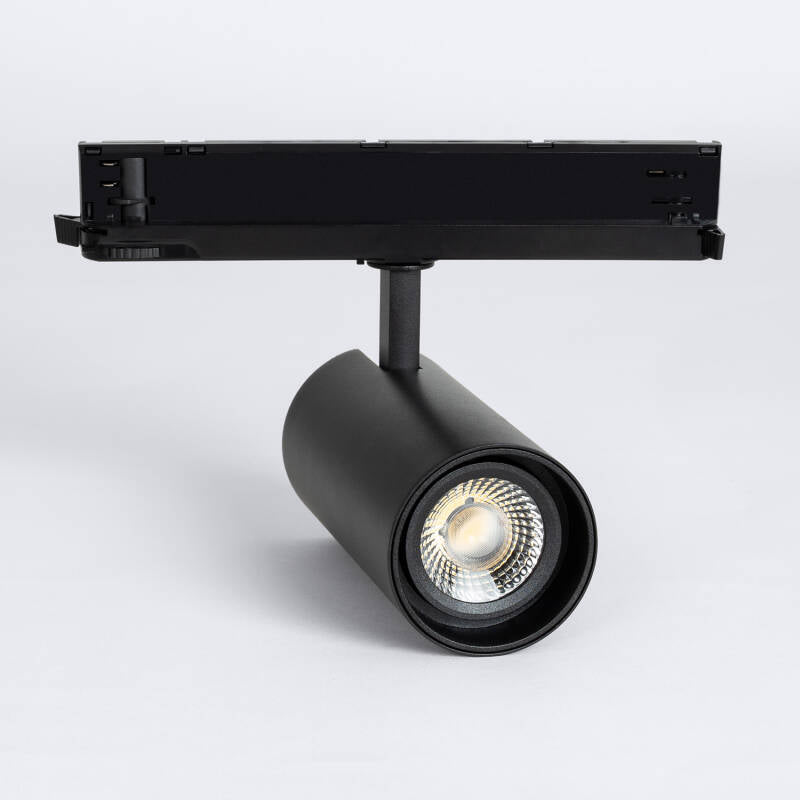 Foco Calha LED Trifásico 30W Fasano CCT Seleccionável Regulável DALI Preto