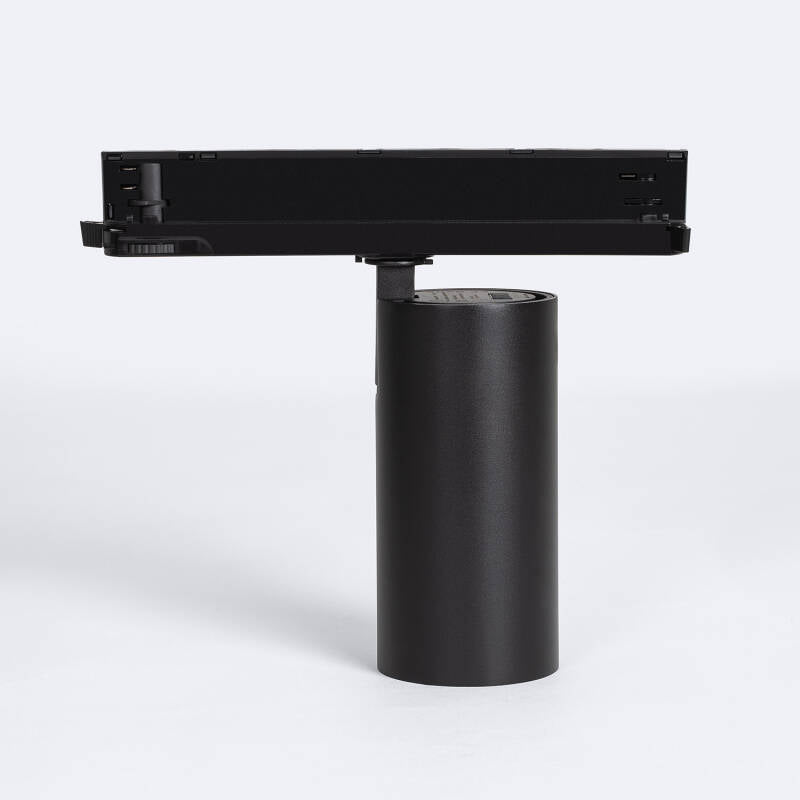 Foco Calha LED Trifásico 30W Fasano CCT Seleccionável Regulável DALI Preto