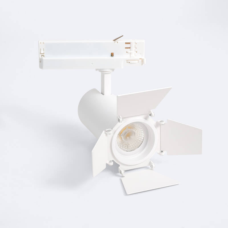 Foco Calha LED Trifásico 30W Fasano Cinema CCT Seleccionável Regulável Branco