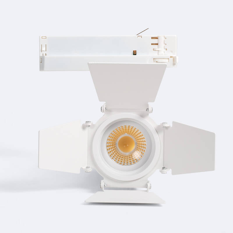 Foco Calha LED Trifásico 30W Fasano Cinema CCT Seleccionável Regulável Branco