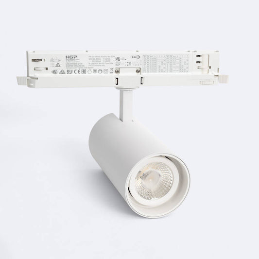 Foco Calha LED Trifásico 30W Fasano Regulável DALI Branco