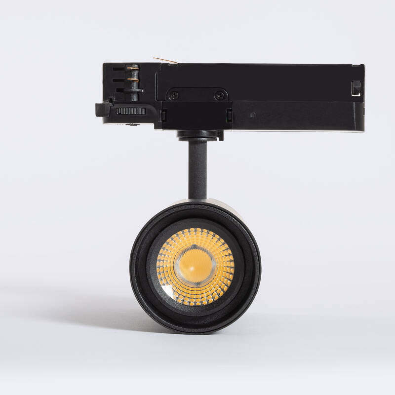 Foco Calha LED Trifásico 30W Fasano Regulável Preto