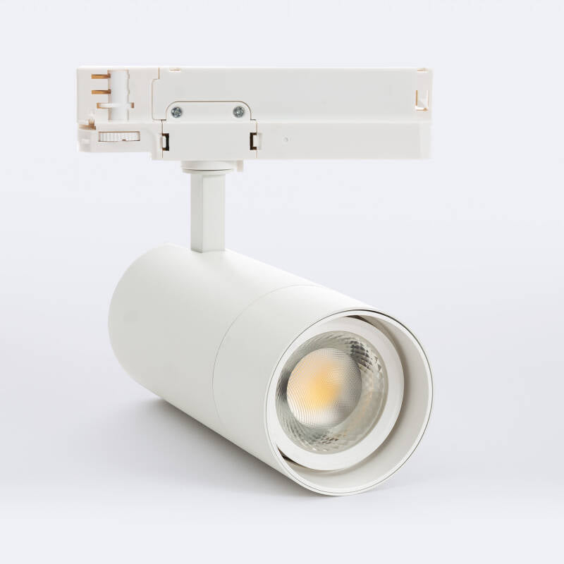 Foco Calha LED Trifásico 30W Wild CCT Seleccionável Regulável 0-10V Multiângulo 24-60º