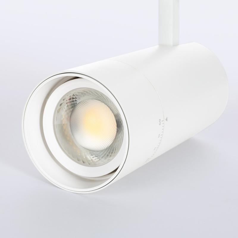 Foco Calha LED Trifásico 30W Wild CCT Seleccionável Regulável 0-10V Multiângulo 24-60º