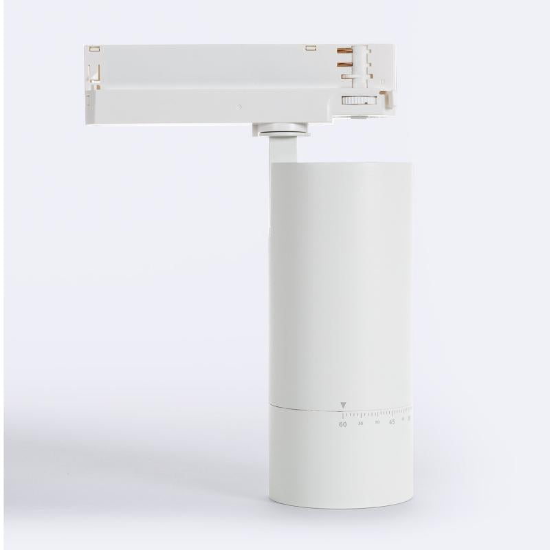 Foco Calha LED Trifásico 30W Wild CCT Seleccionável Regulável 0-10V Multiângulo 24-60º