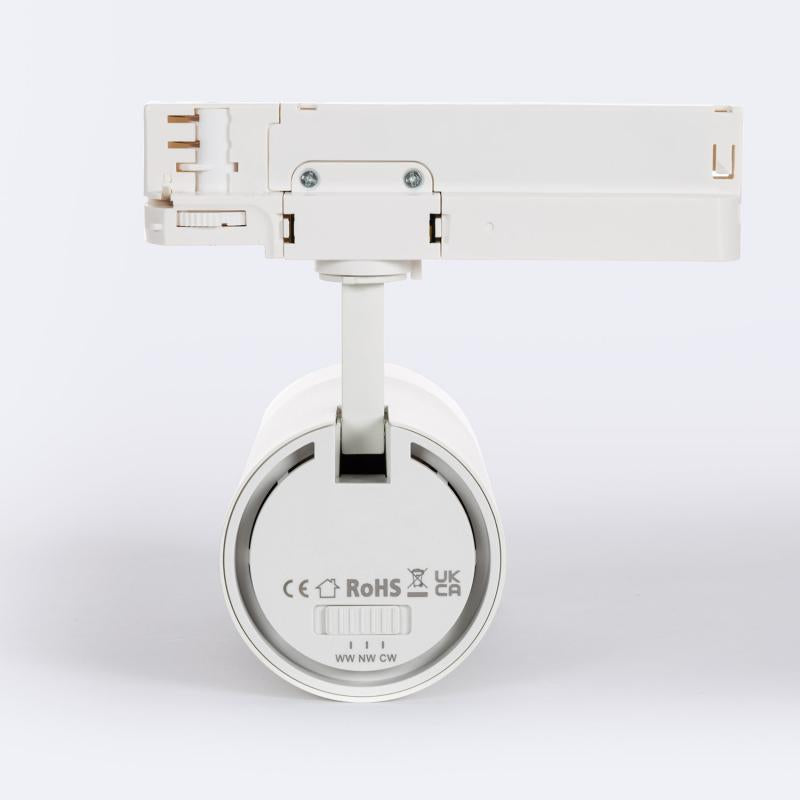 Foco Calha LED Trifásico 30W Wild CCT Seleccionável Regulável 0-10V Multiângulo 24-60º