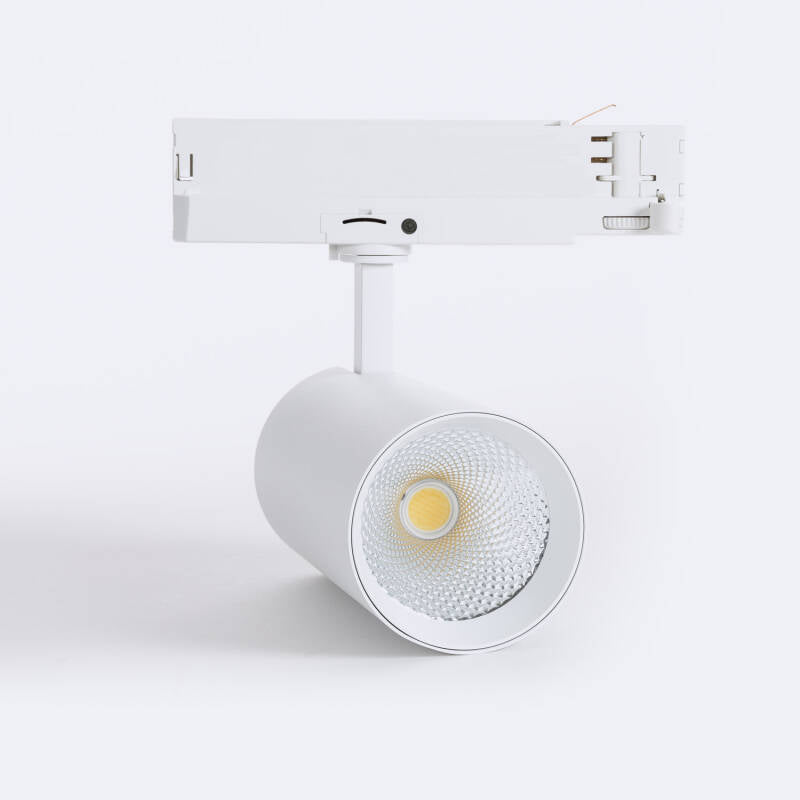 Foco Calha LED Trifásico de 40 W Carlo LIFUD, CCT selecionável, branco