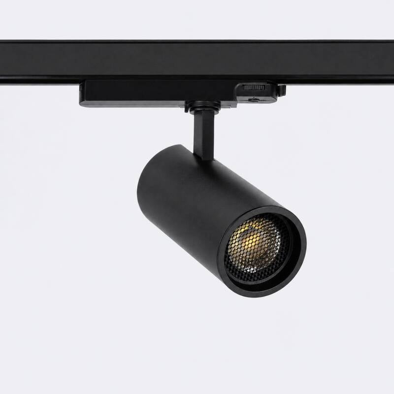 Foco Calha LED Trifásico 40W Fasano Anti-reflexos CCT Seleccionável Regulável Preto