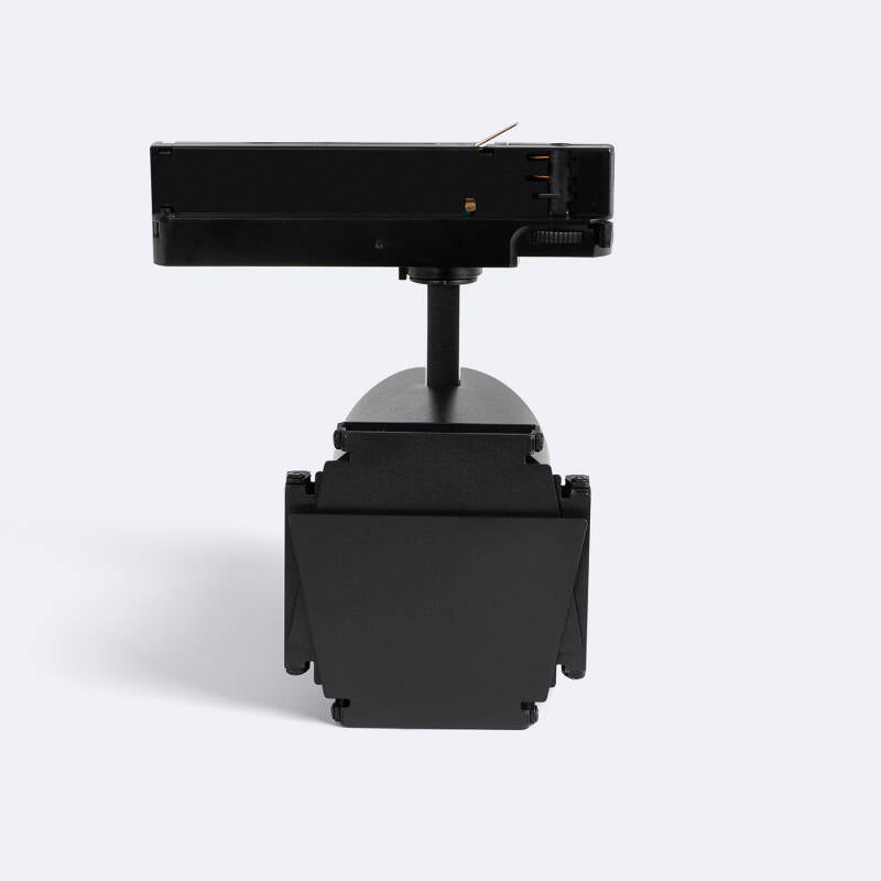 Foco Calha LED Trifásico 40W Fasano Cinema Regulável Preto