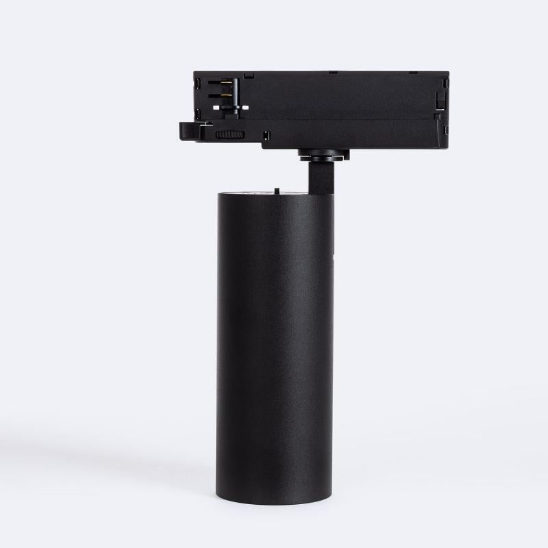 Foco Calha LED Trifásico de 30 W Carlo LIFUD com CCT Selecionável, Preto