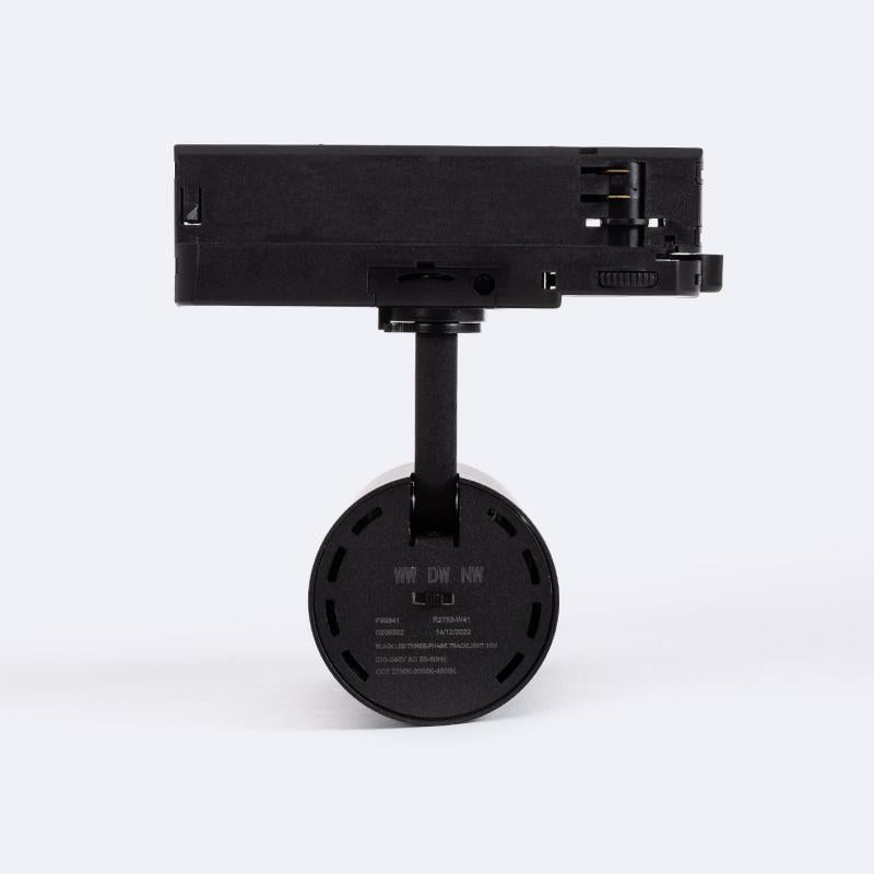 Foco Calha LED Trifásico de 30 W Carlo LIFUD com CCT Selecionável, Preto