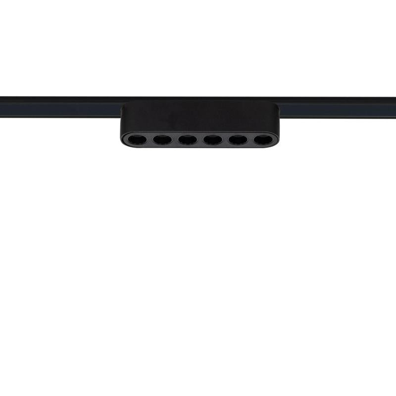 Foco Calha Lineal LED Magnético 25mm SuperSlim 6W 48V Preto 120mm