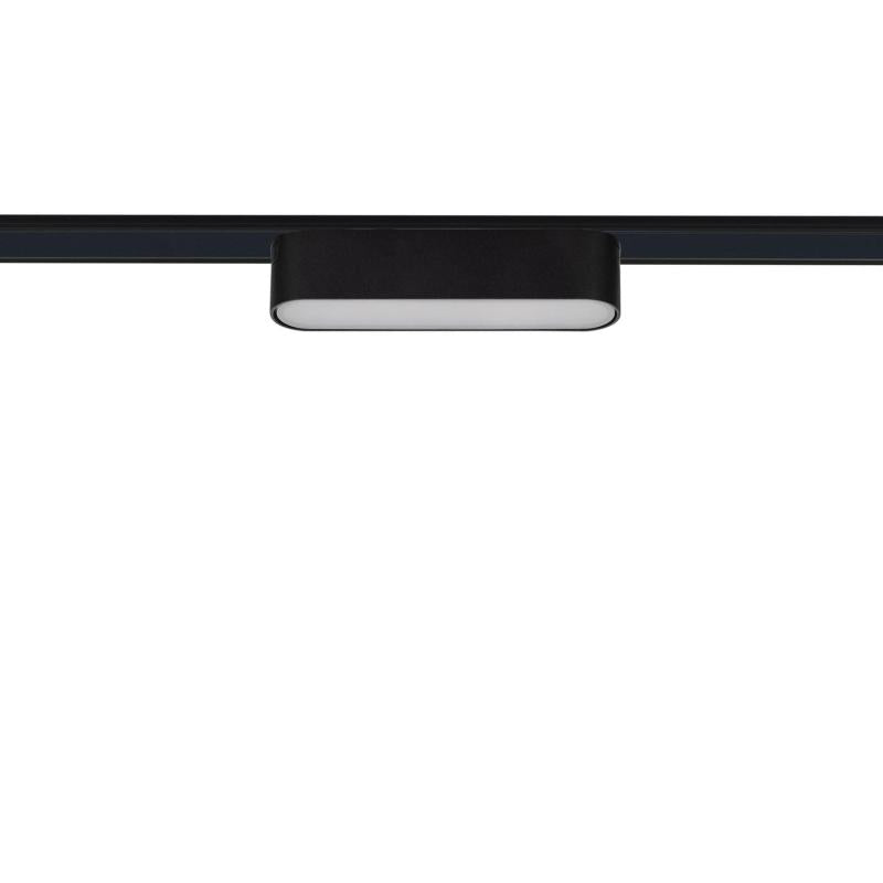 Foco Calha Linear LED Magnético 25mm SuperSlim 6W 48V Preto 120mm