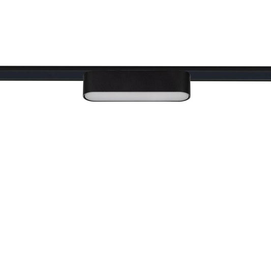 Foco Calha Linear LED Magnético 25mm SuperSlim 6W 48V Preto 120mm