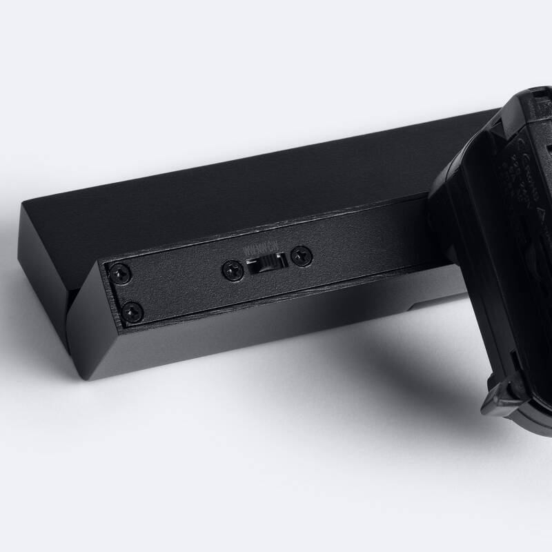 Foco Calha Linear LED Trifásico 12W Regulável CCT Seleccionável Elegant Optic Preto