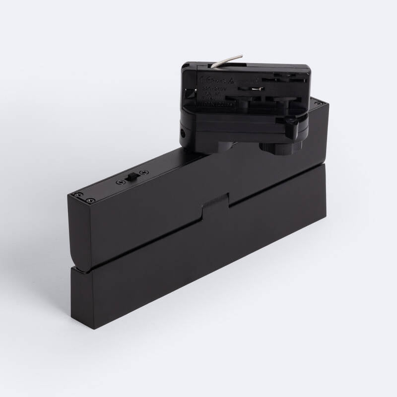 Foco Calha Linear LED Trifásico 12W Regulável CCT Seleccionável Elegant Optic Preto