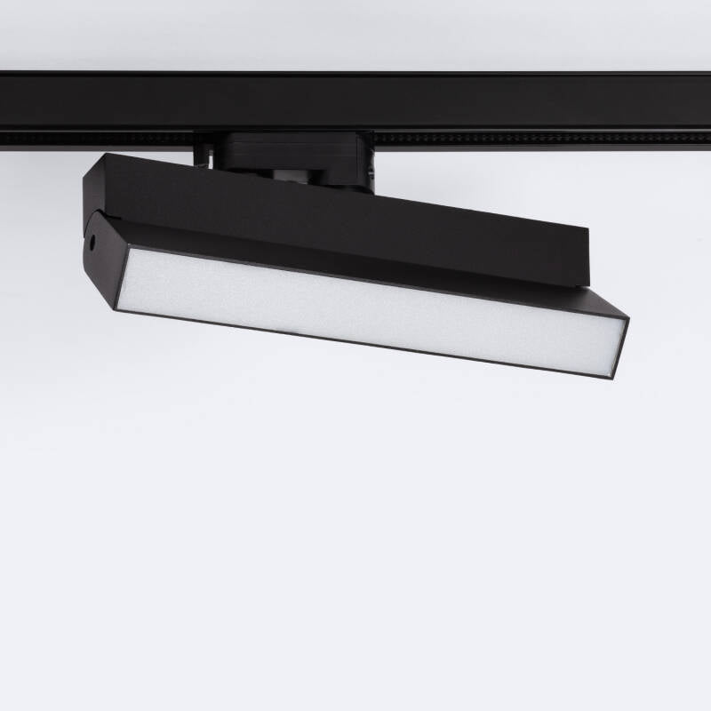 Foco Calha Linear LED Trifásico 24W Regulável TRIAC CCT Seleccionável Elegant Preto