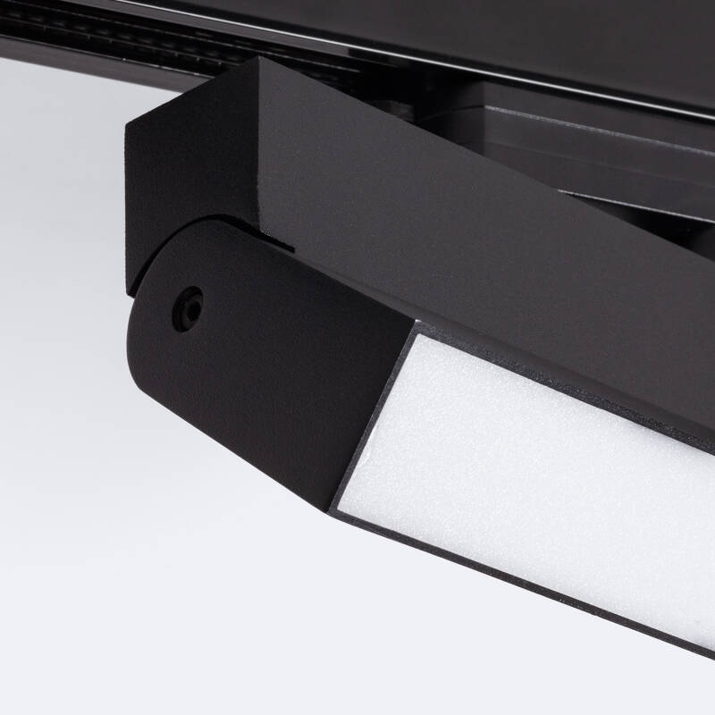 Foco Calha Linear LED Trifásico 24W Regulável TRIAC CCT Seleccionável Elegant Preto