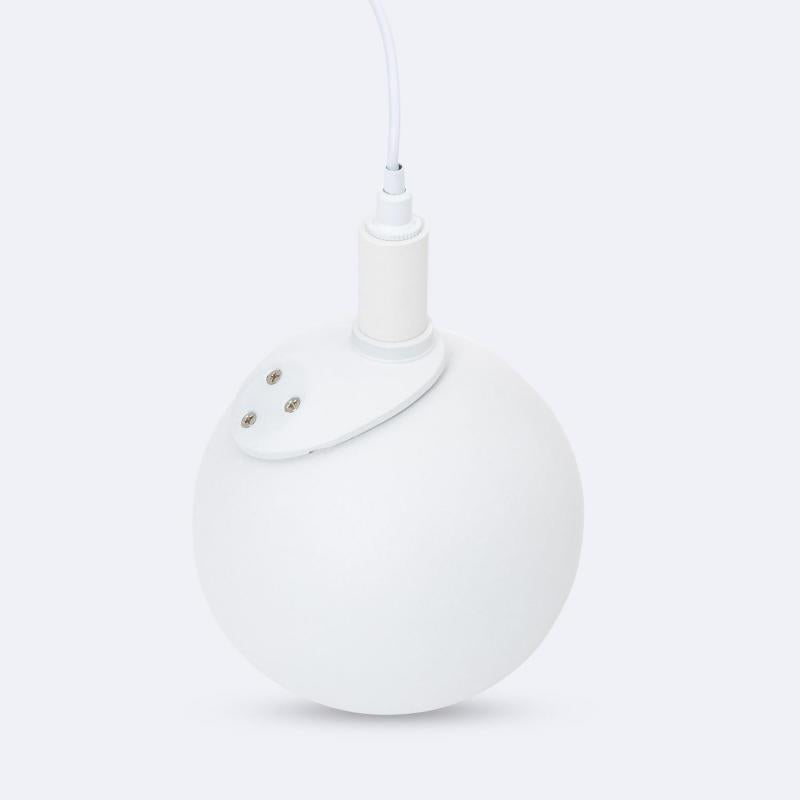 Foco Calha Suspenso Côncavo LED Magnético 25mm SuperSlim 12W 48V Branco Ø100mm