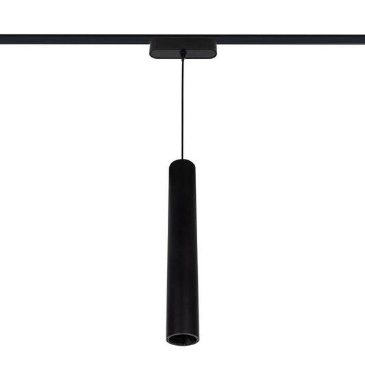 Foco Calha Suspenso Cuarzo LED Magnético 25mm SuperSlim 15W 48V Preto