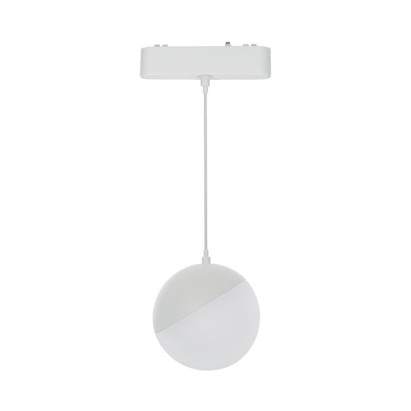 Foco Calha Suspenso LED Magnético 25mm SuperSlim 10W 48V Branco Ø100 mm