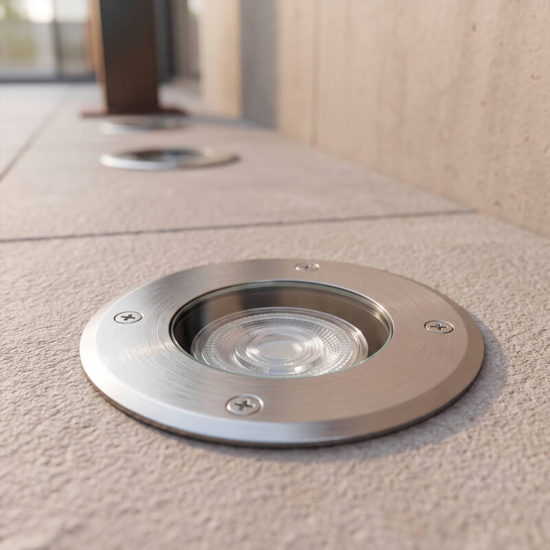 Foco Circular Encastrável de Chão IP67