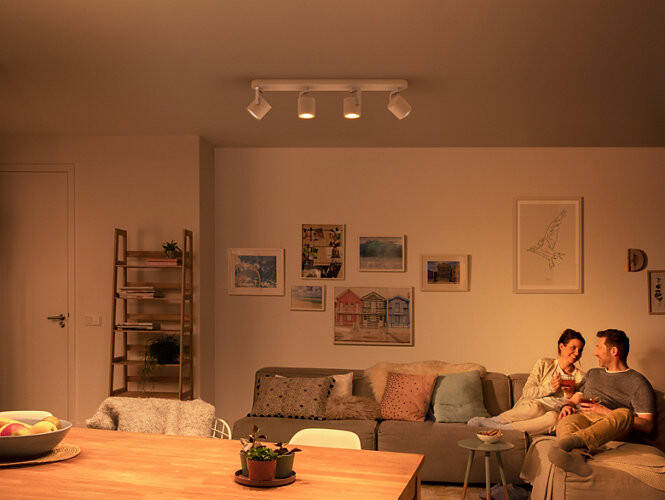 Foco de Teto LED PHILIPS Byrl 4x4,3W 4 Focos