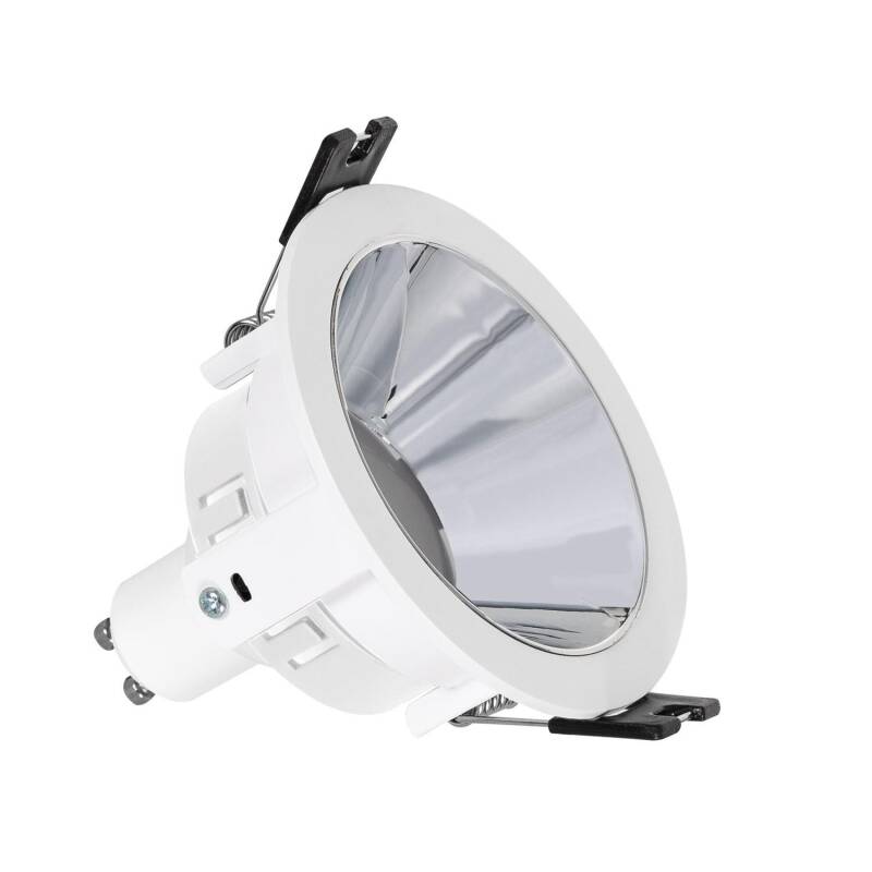 Foco Downlight Cónico GU10 6 W, diâmetro de corte de 75 mm, PC Reflect
