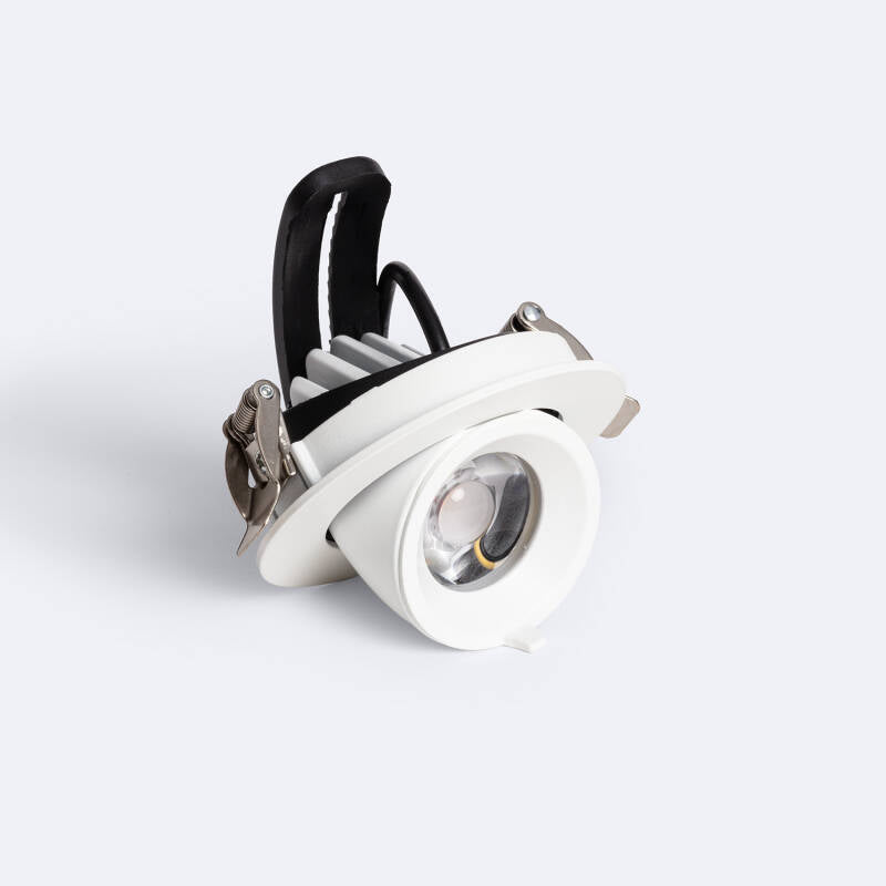 Foco Downlight Direccionável Circular LED 10W CCT Seleccionável Branco LIFUD