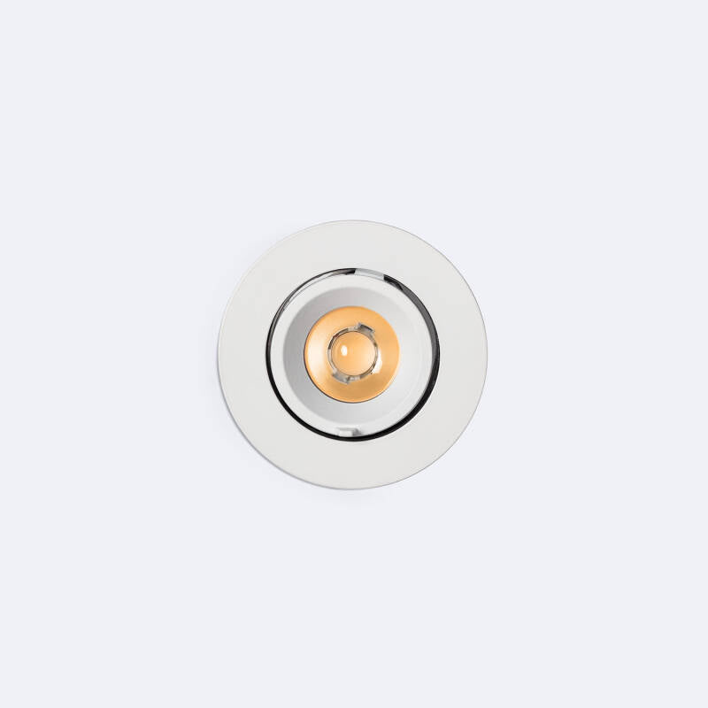 Foco Downlight Direccionável Circular LED 10W CCT Seleccionável Branco LIFUD