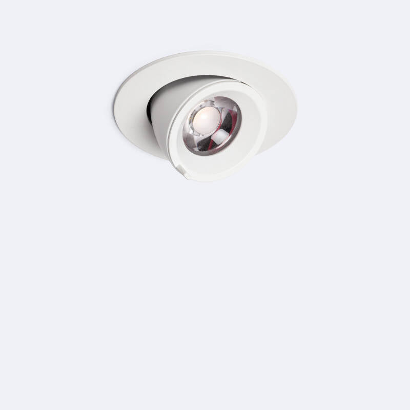 Foco Downlight Direccionável Circular LED 10W CCT Seleccionável Branco LIFUD