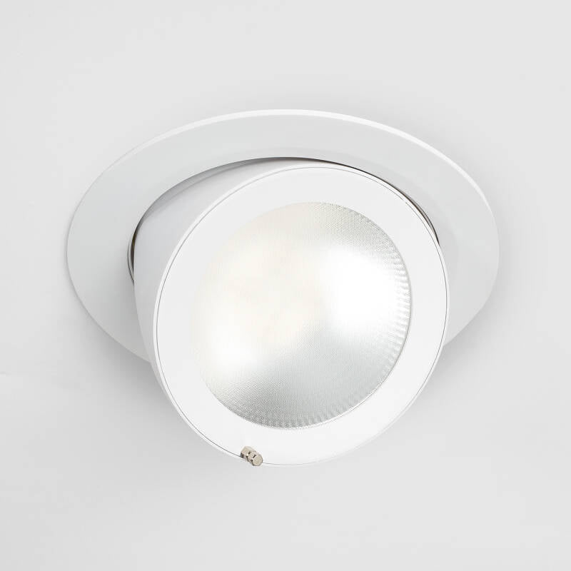 Downlight LED 48W Circular Orientável com chip OSRAM 120 lm/W LIFUD, diâmetro de Corte Ø 200 mm