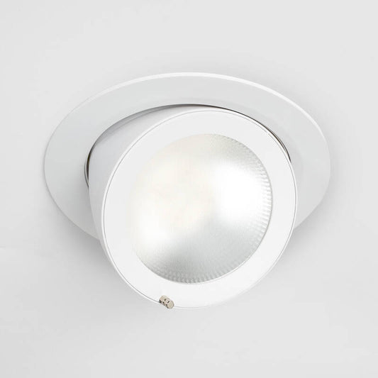 Downlight LED 48W Circular Orientável com chip OSRAM 120 lm/W LIFUD, diâmetro de Corte Ø 200 mm