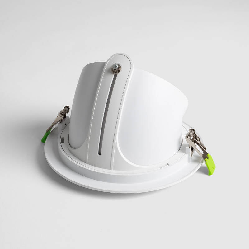 Downlight LED 48W Circular Orientável com chip OSRAM 120 lm/W LIFUD, diâmetro de Corte Ø 200 mm