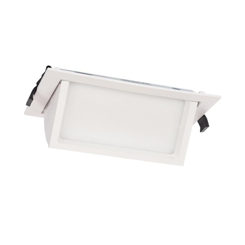 Foco Downlight Direcionável Retangular LED 38W Chip OSRAM 120 lm/W Branco No Flicker