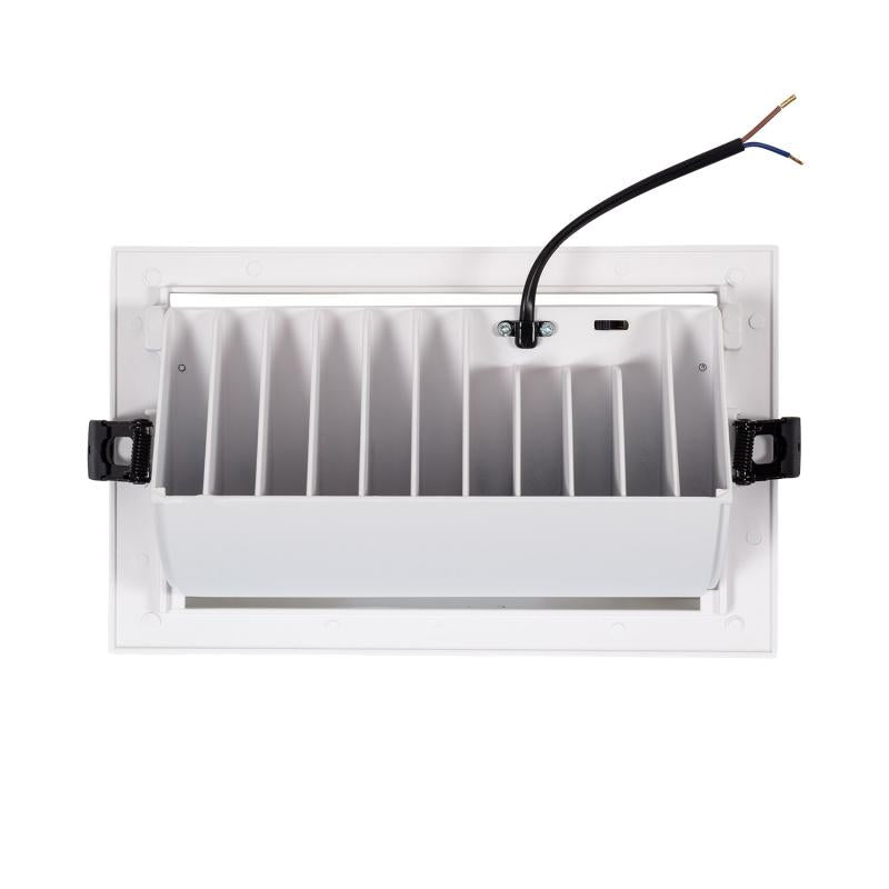 Foco Downlight Direcionável Retangular LED 38W Chip OSRAM 120lm/W CCT Seleccionável No Flicker