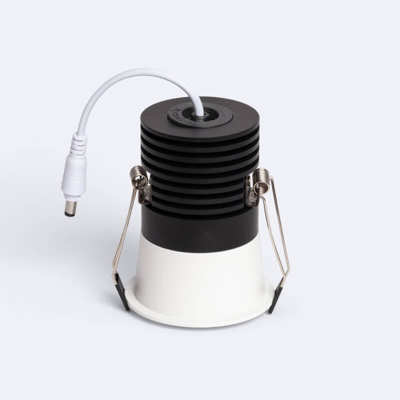 Foco Downlight LED 12W Circular Mini UGR11 Corte Ø65 mm Regulável TRIAC