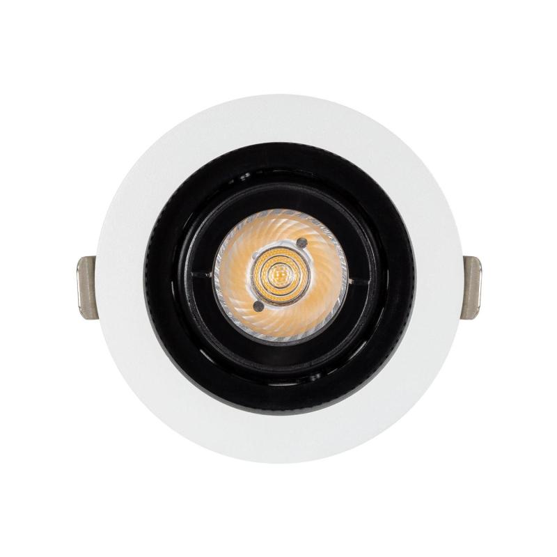 Foco Downlight LED 12W COB Direccionável 360º Circular Corte Ø 100 mm CRI90 Expert Color No Flicker