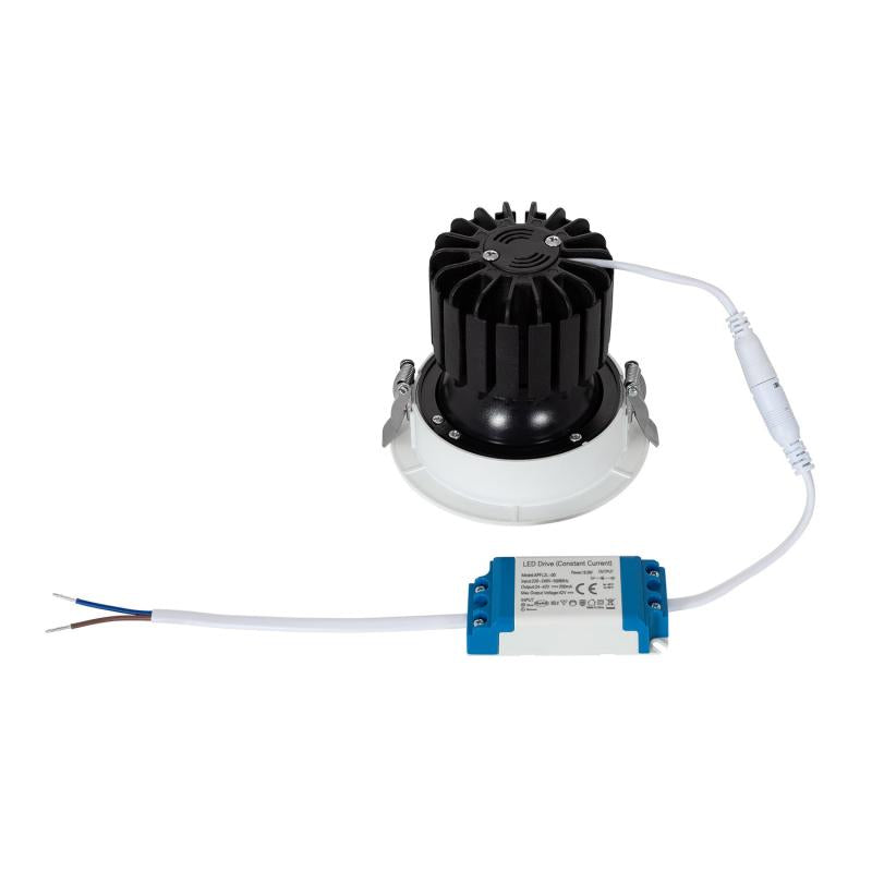 Foco Downlight LED 12W COB Direccionável 360º Circular Corte Ø 100 mm CRI90 Expert Color No Flicker