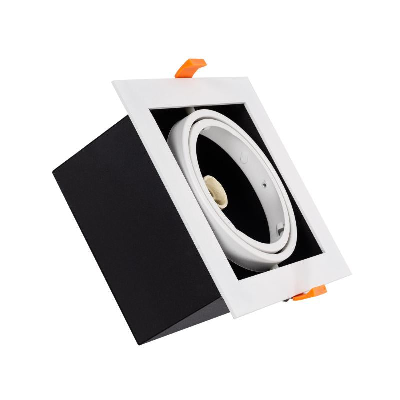 Foco Downlight LED 15 W Direccionável Kardan Quadrado AR111 Corte 165x165 mm