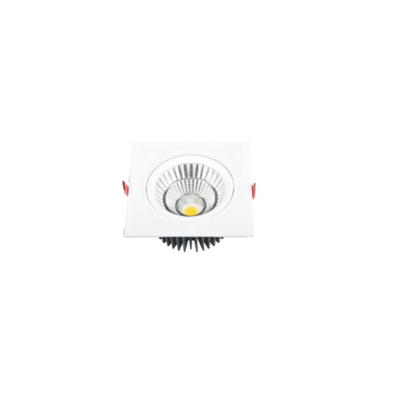 Foco Downlight LED 15W COB Quadrado New Madison Corte Ø 115 mm